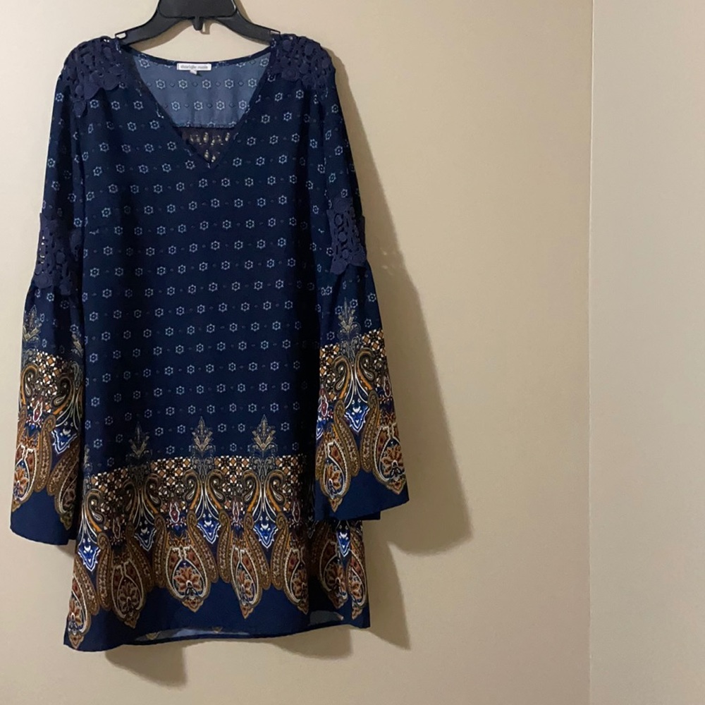 Navy blue dress